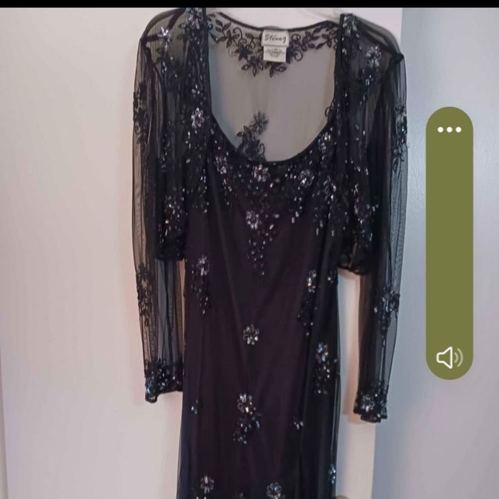 Stenay, XL Black celebration dress